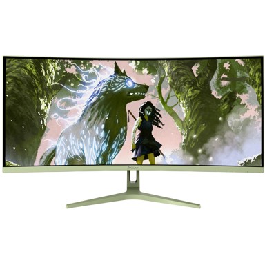 AROZZI Gaming monitor Nova, 34", VA, 3440 x 1440, 165 Hz, zelena